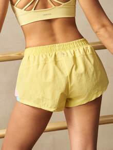 VARSIVA Women's Fashion Minimalist Contrast Color Pocket Sports Shorts For Running And Tennis - Multicolor - View 7