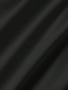 Skyraze 不對稱單肩中長洋裝－優雅單肩設計 - 黑色 - 查看 6