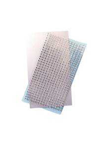 2mm Gesichts-Edelstein-Aufkleber, Strass-Edelsteine für Gesicht, selbstklebende Körperkunst, funkelnde Juwelen, Make-up-Dekoration für Haare, Augenbrauen, Wangen, Hochzeit, Party - Weiss - Übersicht 5
