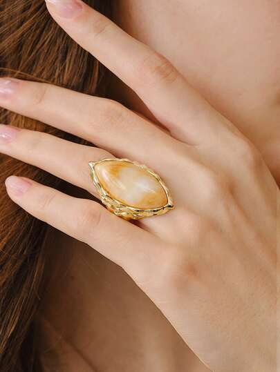 Opalesca Niche Personalized Stone Light Luxury European And American Rings