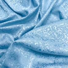 1pc 5 Yards Luxurious Damask Jacquard Fabric, With Embossed Texture And Exquisite Pattern, Soft And Breathable Material Suitable For Dresses, Formal Evening Gowns, Tablecloths, Curtains, Elegant Home Decor And DIY Sewing Crafts - multicolor - View 11