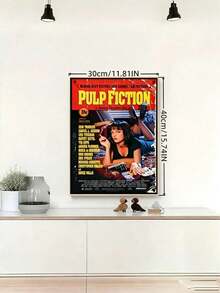 1PC Unframed Retro Canvas Vintage Movie Characters Art Print Wall Decor Poster For Bedroom Office Living Room Dorm Cafe Bar Birthday Graduation Gift Home Decor Wall Art - multicolor - View 10