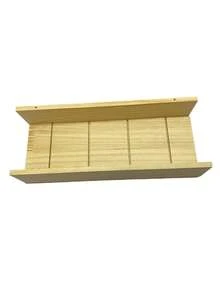 1PC Wooden Hamster Staircase & Slide, Natural Wood Climbing Ladder Platform Toy For Hamster Gerbil Small Pets, Cage Accessory (Color & Style Sent Randomly) - View 7