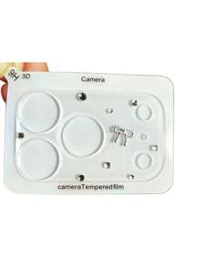 Cute 3D Bow Transparent Camera Lens Protector Film Compatible With Iphone 17 ProMax 17Pro Protective Film Applicable To Daily Shield, Office, Home Daily Shield Office Home Phone Camera Cover Waterproof Shockproof Anti-Fall Scratch Resistant - Bowknot Diamond - View 6