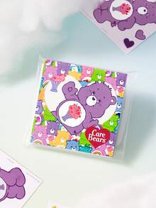 SHEIN X Care Bears 防水愛心熊臨時紋身貼紙，35張隨機款式，適合成人，派對、海灘與假期皮膚裝飾首選 - 彩色 - 查看 2