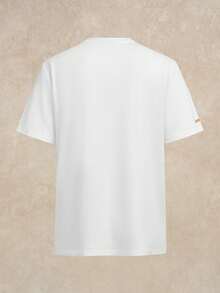 4pcs Men's Round Neck Letter Printed Stripe Short Sleeve Fashionable Loose Comfortable T-Shirt For Your Tennis Boyfriend - Multicolor - View 11