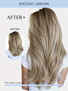 14-18" 30GMicro Loop Hair Extensions,S1001/GREY Color,Invisible Micro Ring Beads With Fishing Line,Smooth And Soft Silky Straight,Easy To Install,No Glue Needed,Volume & Length,Easy To Style,Ideal For People With Thinning Hair,For Salon & Daily Wear - S1001/GREY - View 7