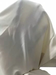 Manfinity CasualCool 男士休閒純色襯衫與長褲套裝，米白色夏季優雅度假亞麻套裝，老錢風兩件式日常休閒正裝 - 米色 - 查看 8