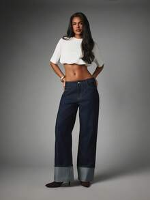 MISSGUIDED 寬鬆短版短袖圓領方正版型休閒夏季露腰上衣 - 白色 - 查看 3