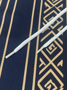 VENTUSAIL 男士襯衫套裝 短袖印花襯衫與抽繩長褲－休閒度假風 - 藏蓝色 - 查看 6