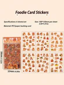 1pc Capybara Embossed Sticker, Crystal 3D Cute Sticker, Durable PVC Material, Multifunctional Decoration For Cup, Mobile Phone Shell, Laptop & DIY Crafts - Multicolor - View 7