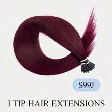 I-Tip Hair Extensions Real Human Hair 50Pcs,  Cold Fusion Microlink Extensions For Women,Nature Color Pre-Bonded Invisible Hairpiece For Instant Volume & Length On Thin Hair,Long-Lasting Secure Reusable Perfect Mother's Day Beauty Gift Idea - Multicolor - View 31