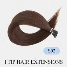 I-Tip Hair Extensions Real Human Hair 50Pcs,  Cold Fusion Microlink Extensions For Women,Nature Color Pre-Bonded Invisible Hairpiece For Instant Volume & Length On Thin Hair,Long-Lasting Secure Reusable Perfect Mother's Day Beauty Gift Idea - Multicolor - View 35