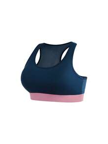 Cheerettes Women's Plus Size Colorblock Patchwork Tank Top & Pants Sports Set - Multicolor - View 9