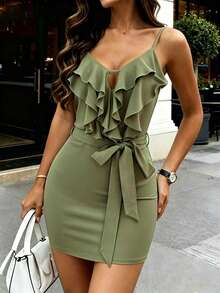 Dirndl Dresses - Green - View 3