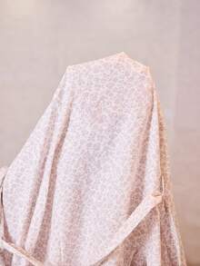 Serenescape Vintage Style Women's Ditsy Floral Long Sleeve Robe - Multicolor - View 6