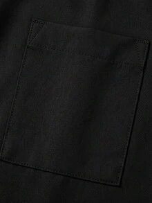 TaskEZ Conjunto de Uniforme de Fregado con Top de Manga Corta & Pantalones Largos - Negro - Ver 5