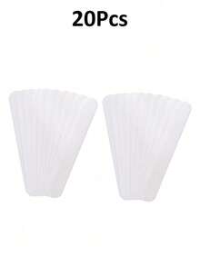 50/20/10 piezas Cinta resistente al sudor y a las manchas para el ala del sombrero, adecuada para sombreros, frente, forros de sombrero, absorbente de sudor, autoadhesiva, aislante térmico, unisex - Blanco - Ver 9