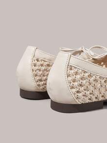 Styleloop Women's Buckle Design Daily Travel Versatile Fashion Flat Shoes - rice apricot - View 5