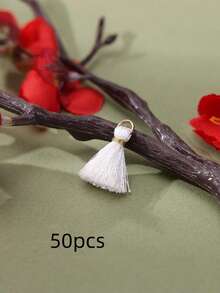 20mm Mini Metal Ring, Tassel Decorations, Tassel Pendant, Pendant, Crafts, Jewelry, Earring Accessories, Decorative Material, Bangs Decoration, DIY HandmaderDIY Jewelry Accessories, Handicrafts, Fans, Pendant Decor, Pet Bib Decor, Gift Decor, Home - multicolor - View 9