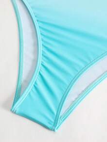 Swim Oasis 2件組女款春夏定位印花細肩帶海星裝飾長洋裝與連身泳衣套裝 - 彩色 - 查看 7