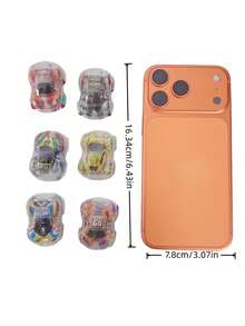 5/10/20pcs Return Force Small Car Children's Small Toy Boy Plastic Toy Car Baby Creative Personalized Mini Car Children's Alloy Echo Small Car Simulation Model Sliding Toy, Cars, Toys For Boys, Mini Car, Back To School Random Style - Multicolor - View 3