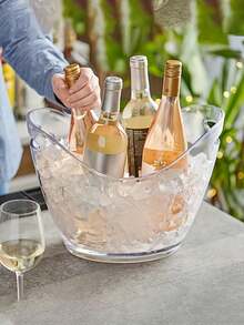 Half Clear Champagne & Chilled Soda Bucket – Ice Bucket, Ideal For Parties, Bars And Restaurants, Perfect For Summer, Father's Day And Halloween - View 4