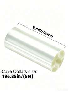 1Pc Easy To Make Delicious Cakes - Ideal Baking Packaging Accessories For Transparent Cake Decorative Edge To Decorate Mousse, Chocolate And Pastry - Multicolor - View 14