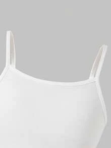 SHEIN 女童 3 件組休閒套裝，粉色與白色條紋寬鬆版型小馬印花襯衫，百搭白色背心，黑色垂墜寬腿長褲，適合上學與休閒外出 - 彩色 - 查看 3