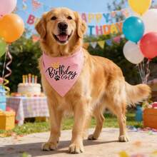 New Arrival Dog Birthday Bandana, Birthday Party Costume Pet Accessories, 6 Colors Available Dog Cat Birthday Scarf Neckerchief - Multicolor - View 5