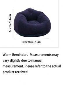Modern Foldable Inflatable Slouchy Sofa Single Comfortable Sofa Bed Suitable For Various Room Types - Modern - View 8