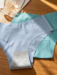Snug Zone 33件組 女款無縫黏貼式三角內褲 - 彩色 - 查看 5