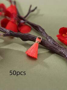 20mm Mini Metal Ring, Tassel Decorations, Tassel Pendant, Pendant, Crafts, Jewelry, Earring Accessories, Decorative Material, Bangs Decoration, DIY HandmaderDIY Jewelry Accessories, Handicrafts, Fans, Pendant Decor, Pet Bib Decor, Gift Decor, Home - multicolor - View 7