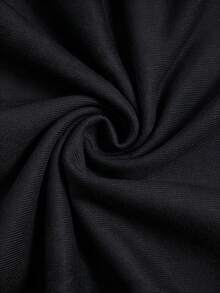 SHEIN LUNE 大尺碼羽毛印花吊帶短袖T恤女款圖案上衣 - 彩色 - 查看 3