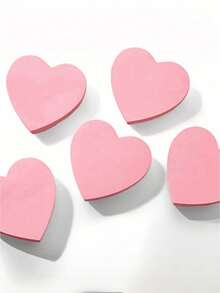 100 pegatinas con forma de corazón para una práctica libreta autoadhesiva, cuaderno, planificador y accesorio de papelería de oficina/estudio - un imprescindible para la temporada de vuelta al cole. - Rosa - Ver 12
