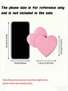 100 pegatinas con forma de corazón para una práctica libreta autoadhesiva, cuaderno, planificador y accesorio de papelería de oficina/estudio - un imprescindible para la temporada de vuelta al cole. - Rosa - Ver 8