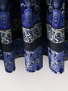 SHEIN LUNE CURVE 大尺碼女款水溶性蕾絲浪漫時尚約會套裝，適合春夏度假休閒百搭兩件套 - 彩色 - 查看 8