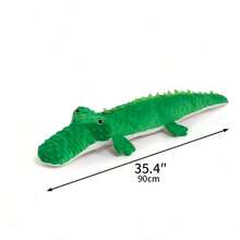 PETSIN Crocodile Dog Toy, Squeaky Dog Chew Toy For Aggressive Chewers, Durable Interactive Pet Toy For Small Medium Large Dogs, Puppy Teething And Training Toy - Green bubble crocodile - View 6