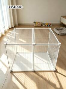 1pc Small Animal Cage Small Chicken Cage Indoor Brooding Chicken Cage Quail Luxury Villa House Empty Cage - Multicolor - View 11