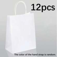 6/12 Pcs Thickened  Kraft Paper Bags, Small Size, Universal Bags For Gift Wrapping & Shopping, Suitable For Mother's Day And All Festivals - View 10