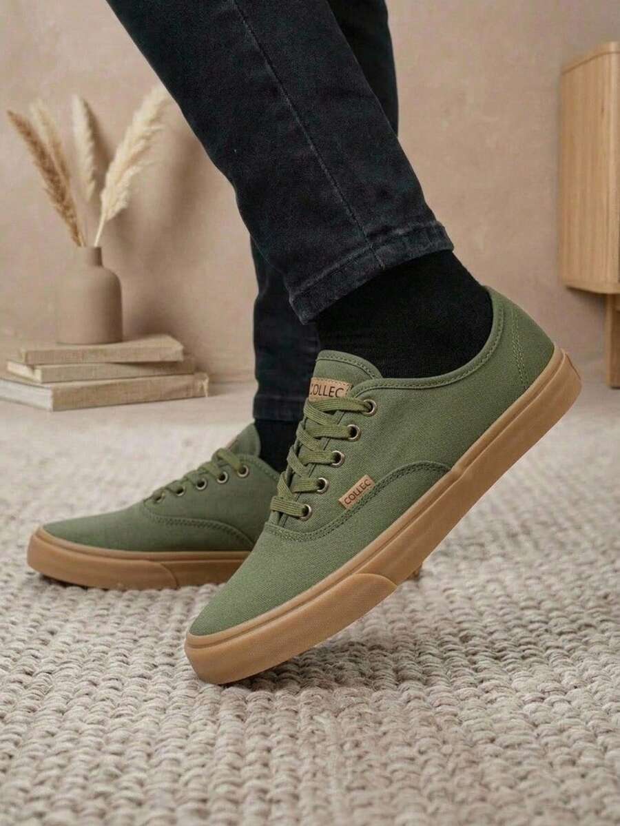 COMFORTABLE ELEGANT DAY-TO-DAY UNISEX SLIPPERS, COUPLES FOR MEN AND BASIC WOMEN - Army Green - View 1