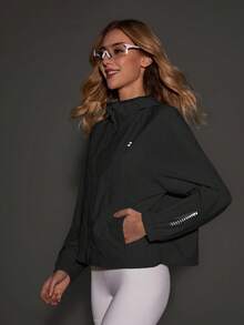OutZeal Women Sun-Proof Jacket Daily Casual Fishing UV Protection Hooded Zip Up Outdoor Jacket Summer - Black - View 10
