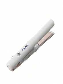 Teckwe 1PC Portable Cordless Hair Straightener, USB Rechargeable Ceramic Flat Iron With 4 Heat Settings, Compact Wireless Styling Tool For Travel, Home And Daily Use - Multicolor - View 10