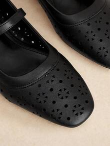 Rosivie Sepatu Flat Wanita - Hitam - View 9