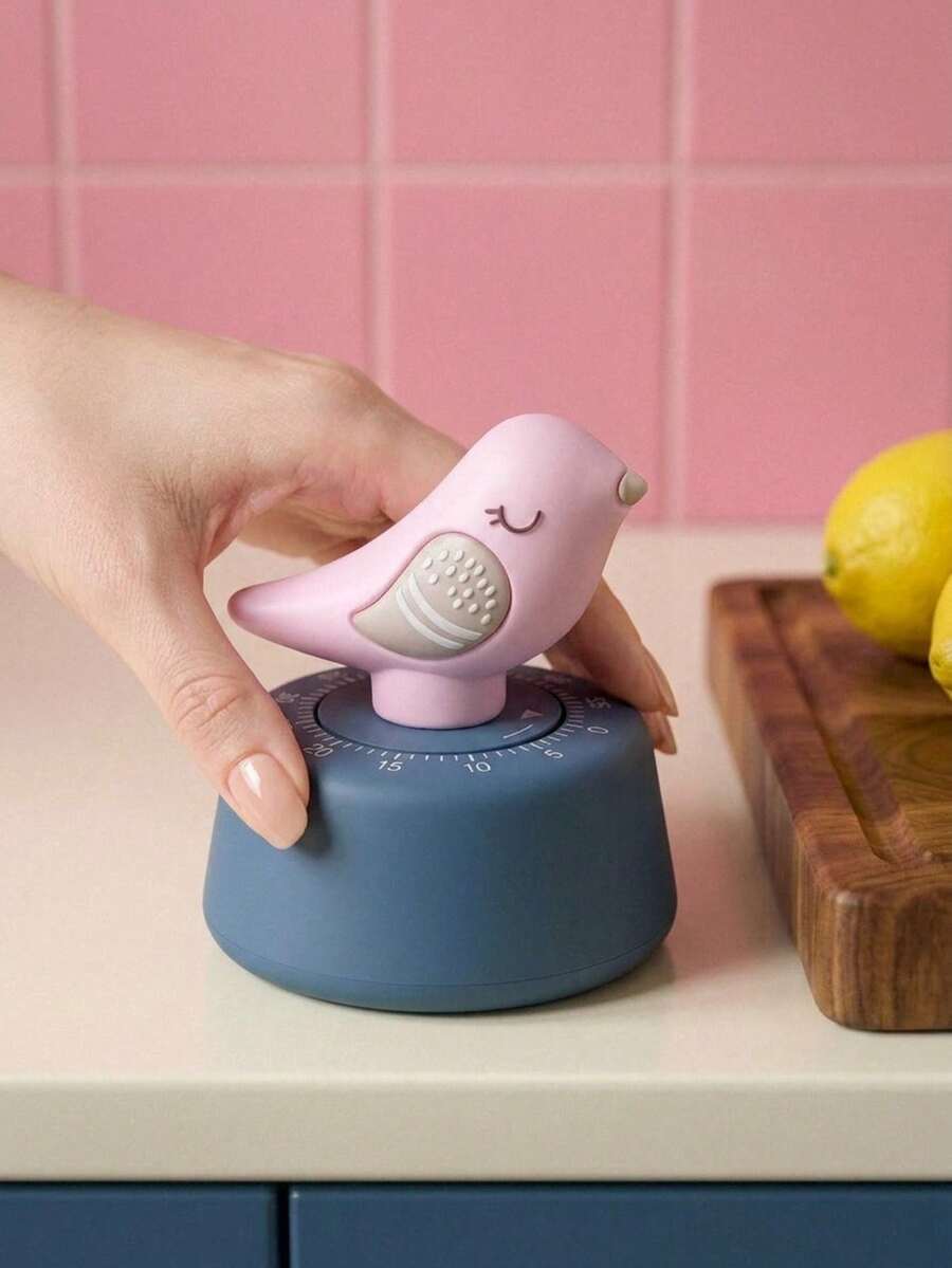 Joivida 1/2Pcs Bird Timer, Mechanical, No Battery Required, Suitable For Study, Cooking, Baking, Classroom, Office Use - Multicolor - View 1