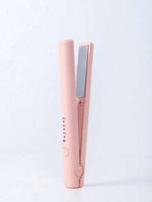 JMMO 1pc Rechargeable Straight Hair Curling Iron With Adjustable Temperature, Anti Scalding, Portable & Compact, For Daily Makeup, Travel, Indoor & Outdoor Use, All Seasons, Practical Hair Styling Tool, Built-In 800mAh Battery. - Pink - View 7