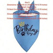 New Arrival Dog Birthday Bandana, Birthday Party Costume Pet Accessories, 6 Colors Available Dog Cat Birthday Scarf Neckerchief - Multicolor - View 7