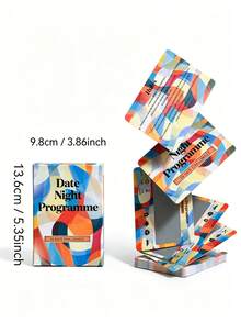 MINKOJA Date Night Programme Card Game - 35 Fun Date Challenges For Couples, Interactive Romantic Activities, Perfect For Date Nights, Anniversaries, Valentine's Day & Couple Gifts Couples' Scratch Card Game A Valentine's Day Gift For Her - Multicolor - View 4