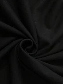 ROMWE MEN 男士角色印花做舊破洞背心 - 黑色 - 查看 3