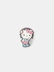 HELLO KITTY AND FRIENDS | SHEIN 3件裝卡通軟琺瑯胸針 - 彩色 - 查看 4